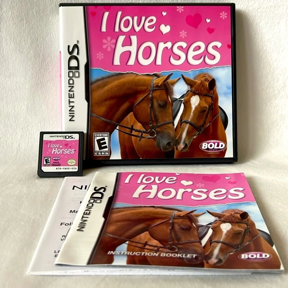 Nintendo DS I Love Horses Video Game Complete with Case with Manual